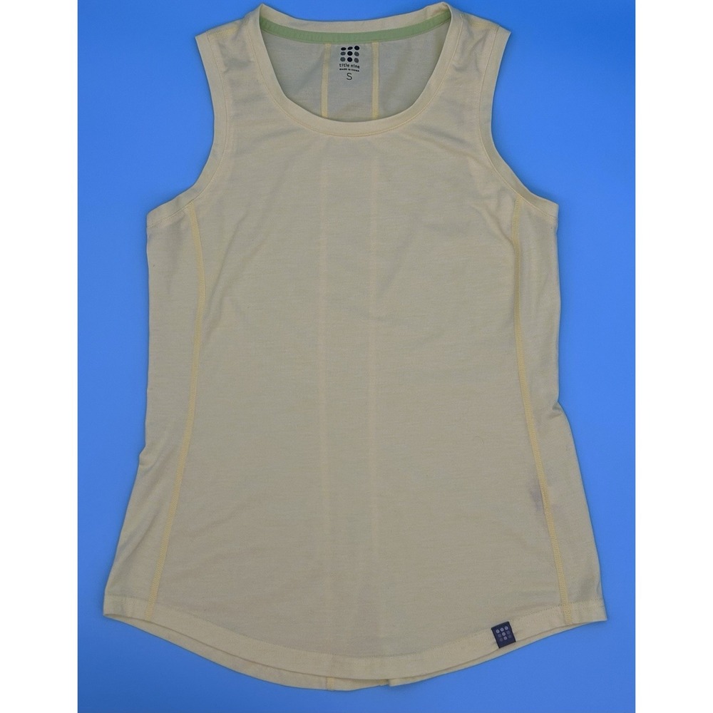Title Nine Vibe‎ Tank Top Small Yellow  Active Tennis Pickleball Golf